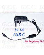 3D Printer Octoprint Raspberry Pi 4 UK Wall Power Supply 3A USB-C with Switch