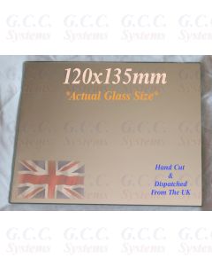 120 x 135mm Glass Mirror Plate