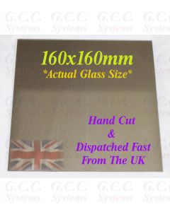 160 x 160mm Glass Mirror Plate