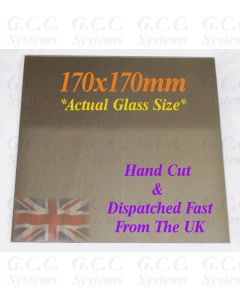 170 x 170mm Glass Mirror Plate