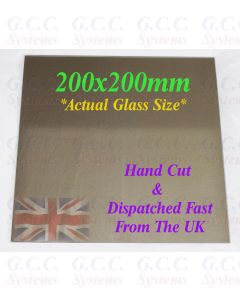 200 x 200mm Glass Mirror Plate