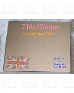 150 x 230mm Glass Mirror Plate