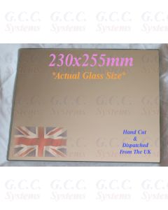 230 x 255mm Glass Mirror Plate