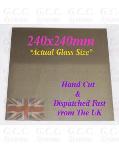 240 x 240mm Glass Mirror Plate