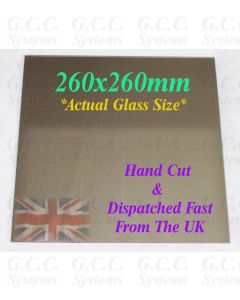 260 x 260mm Glass Mirror Plate