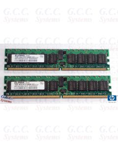2GB Kit DDR2 (2 x 1GB 1Rx4 PC2 - 3200R 333 10 C0 ECC Reg Server 240-Pin DIMM)