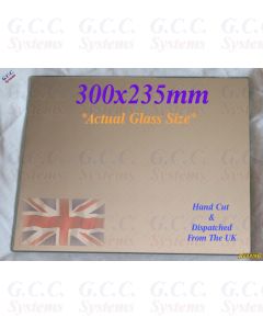 300 x 235mm Glass Mirror Plate