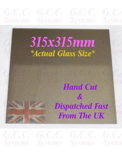 315 x 315mm Glass Mirror Plate