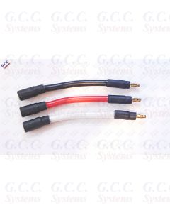 Convert 3.5mm Bullet ESC to 6.5mm Bullet Motor - Set of 3