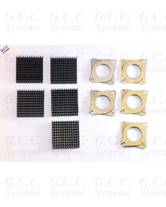 5x 3D Printer NEMA17 Stepper Motor Dampers Steel Vibration Damper With Heatsinks
