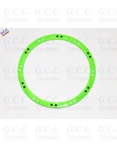 2x Traxxas X-Maxx Wheels Beadlock Look Rim Trims (ABS) GREEN With BLACK Screws