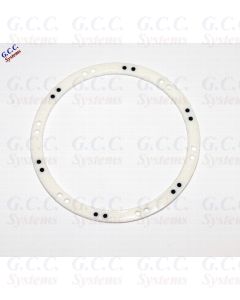 2x Traxxas X-Maxx Wheels Beadlock Look Rim Trims (ABS) WHITE With BLACK Screws