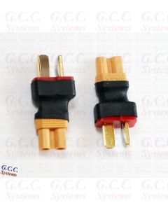Convert LiPo Deans T Batteries To XT30 ESC / Charger Connectors - Set of 2