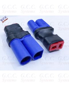 Convert LiPo EC5 Batteries To Deans T ESC / Charger Connectors - Set of 2