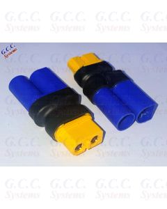 Convert LiPo EC5 Batteries To XT60 ESC / Charger Connectors - Set of 2