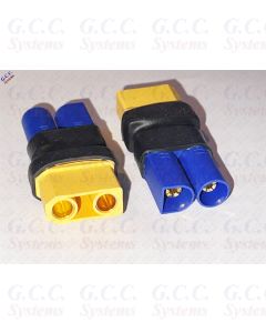 Convert LiPo EC5 Batteries To XT90 ESC / Charger Connectors - Set of 2