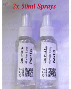 G3D Print Fix Adhesion AID Set - Dual Spray KIT For Heated Glass 3D Printer Beds