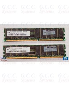 HP 1GB KIT DDR - 2 x 175918-042 (512MB PC-1600R ECC Reg Server 184-Pin DIMM) RAM