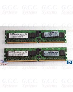 HP 2GB KIT - 2 x 345113-051 (1GB PC2-3200R ECC Reg Server 240-Pin DIMM)
