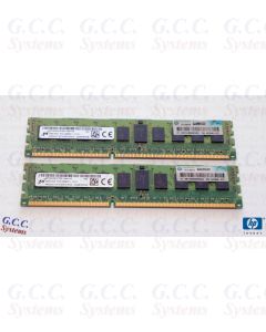 HP 647648-071 8GB KIT 2 x 4GB PC3-12800R ECC Registered RAM Server Smart Memory