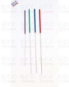 4 x 3D Printer Nozzle Coloured Cleaning Needles - 0.2mm 0.25mm 0.3mm 0.35mm SET
