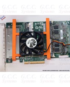 SATA RAID SAS Card Cooler Mount Bracket Clip Adaptor For P822 With Screws And 60mm Cooling Fan