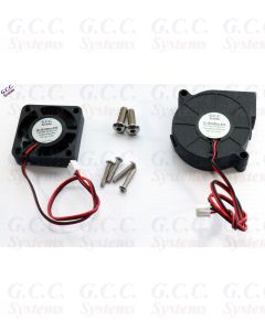 12v 3D Printer Petsfang Mount 50mm Blower, 40mm Hotend Ball Bearing Fan SET Kit