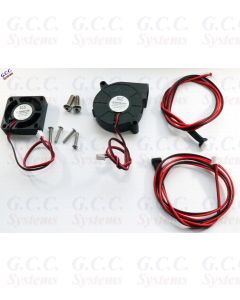 12v 3D Printer Petsfang Mount 50mm Blower, 40mm Hotend Ball Bearing Fan FULL Kit