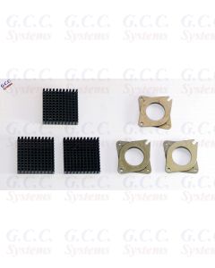3x 3D Printer NEMA17 Stepper Motor Dampers Steel Vibration Damper With Heatsinks