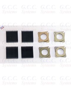4x 3D Printer NEMA17 Stepper Motor Dampers Steel Vibration Damper With Heatsinks