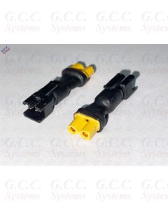 Convert LiPo JST SM25 Batteries To XT30 ESC / Charger Connectors - Set of 2
