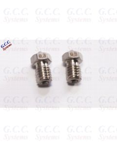 Stainless Steel Nozzle 2x 0.3mm (1.75) E3DV6 CREALITY ANET M6 Threaded Hotends