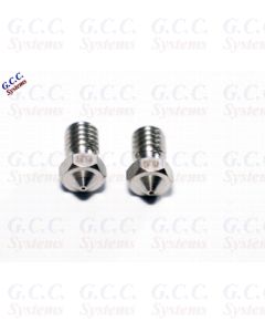 Stainless Steel Nozzle 2x 0.6mm (1.75) E3DV6 CREALITY ANET M6 Threaded Hotends