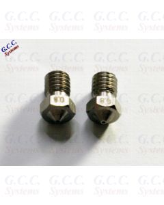 Stainless Steel Nozzle 2x 0.8mm (1.75) E3DV6 CREALITY ANET M6 Threaded Hotends