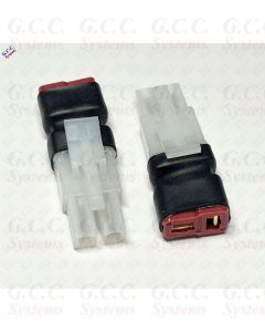 Convert LiPo Tamiya Batteries To Deans T ESC / Charger Connectors - Set of 2