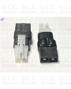 Convert LiPo Tamiya Batteries To Traxxas ESC / Charger Connectors - Set of 2