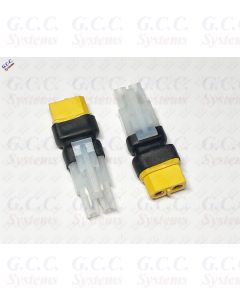 Convert LiPo Tamiya Batteries To XT60 ESC / Charger Connectors - Set of 2