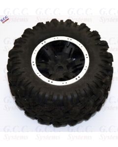 2x Traxxas X-Maxx Wheels Beadlock Look Rim Trims (ABS) WHITE Without Screws