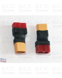 Convert LiPo XT30 Batteries To Deans T ESC / Charger Connectors - Set of 2