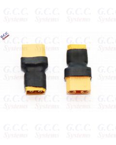 Convert LiPo XT60 Batteries To XT90 ESC / Charger Connectors - Set of 2
